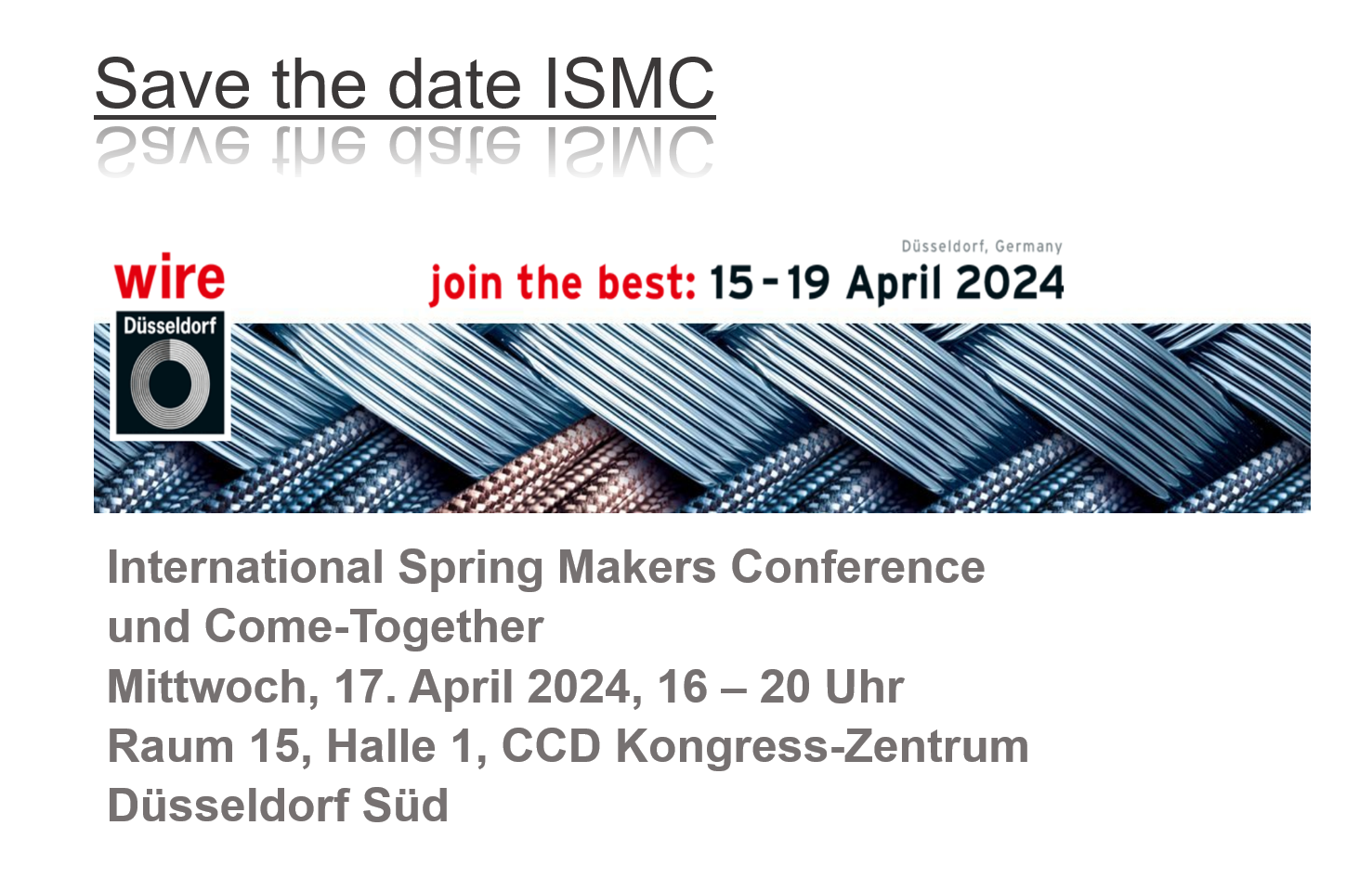 ESF International Spring Makers Conference und ComeTogether VDFI